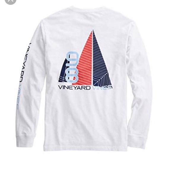Vineyard vines sailing long sleeve T-shirt - Picture 1 of 3